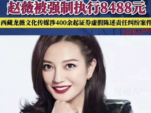 赵薇被强制执行8488元这热搜上的真让人有点蒙圈，这是侮辱赵薇还是在侮辱我们这些
