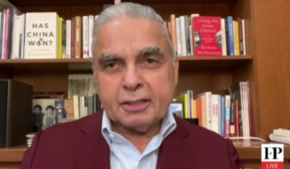 新加坡知名战略学家马凯硕（Kishore Mahbubani）4日指出，中国与特