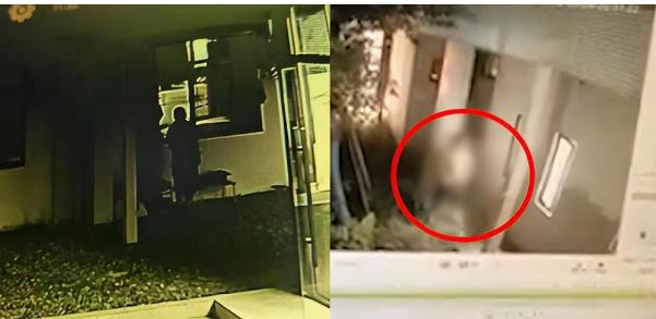 “浴室的门缝里咋露出一只眼睛啊！”浙江杭州，王女士表示自己在家里洗澡时，从镜子里
