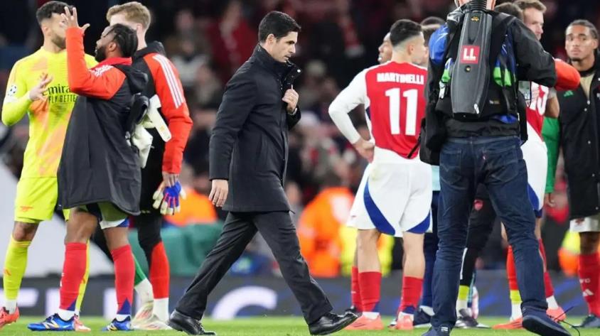 阿森纳（Arsenal）主教练阿尔特塔（Mikel Arteta）称赞他的球队在