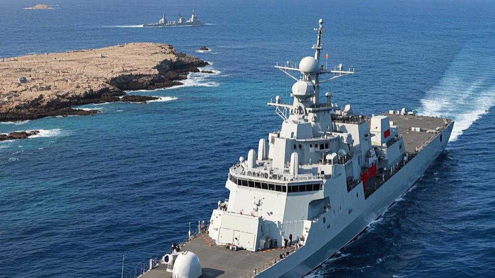 震撼喊话！解放军元宵节向台舰传递团圆梦