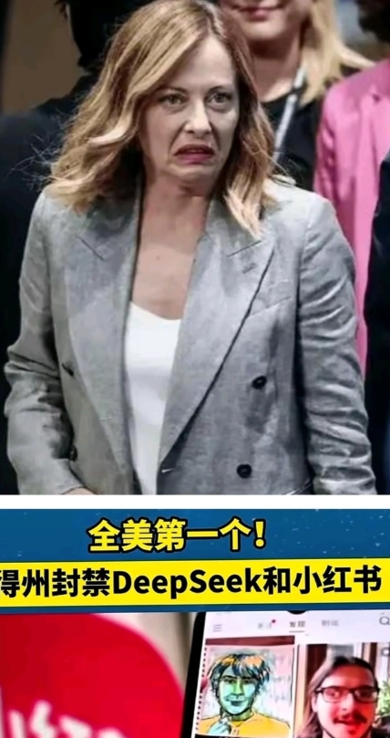 意大利这边刚为封禁Deepseek这事纠结是不是做错了，结果美国得州那边就跟着也