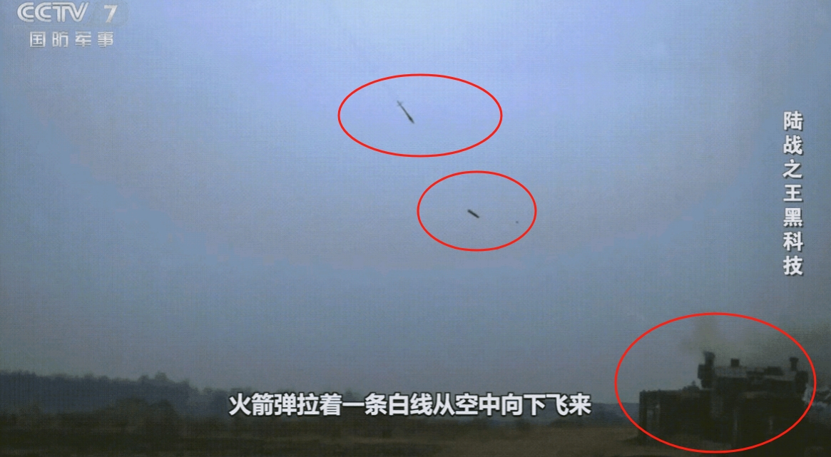 中国陆军GL6主动防御系统曝光！拦截从天而降火箭弹和平行突击的反坦克导弹，99A
