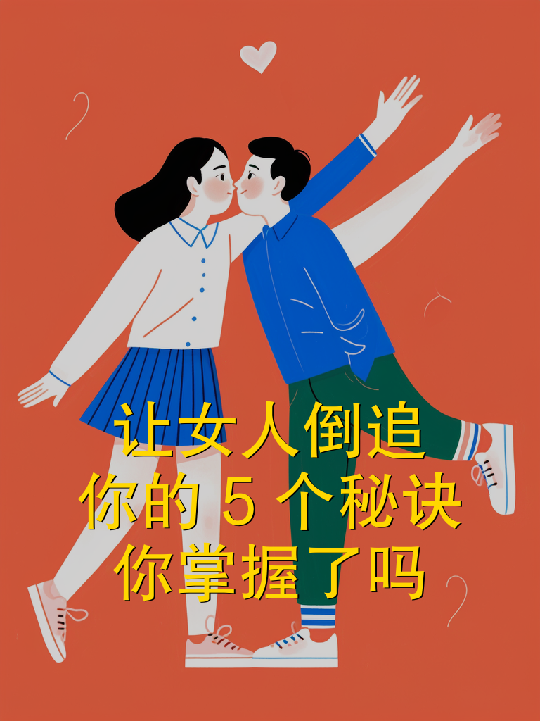 让女人倒追你的 5 个秘诀，你掌握了吗？