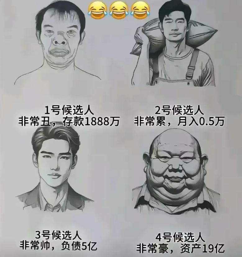 让你选老公，该选哪位？