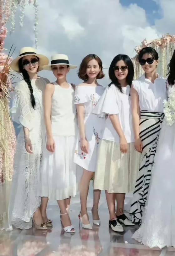 林心如婚礼上的女明星！娱圈再不可能出现的同框