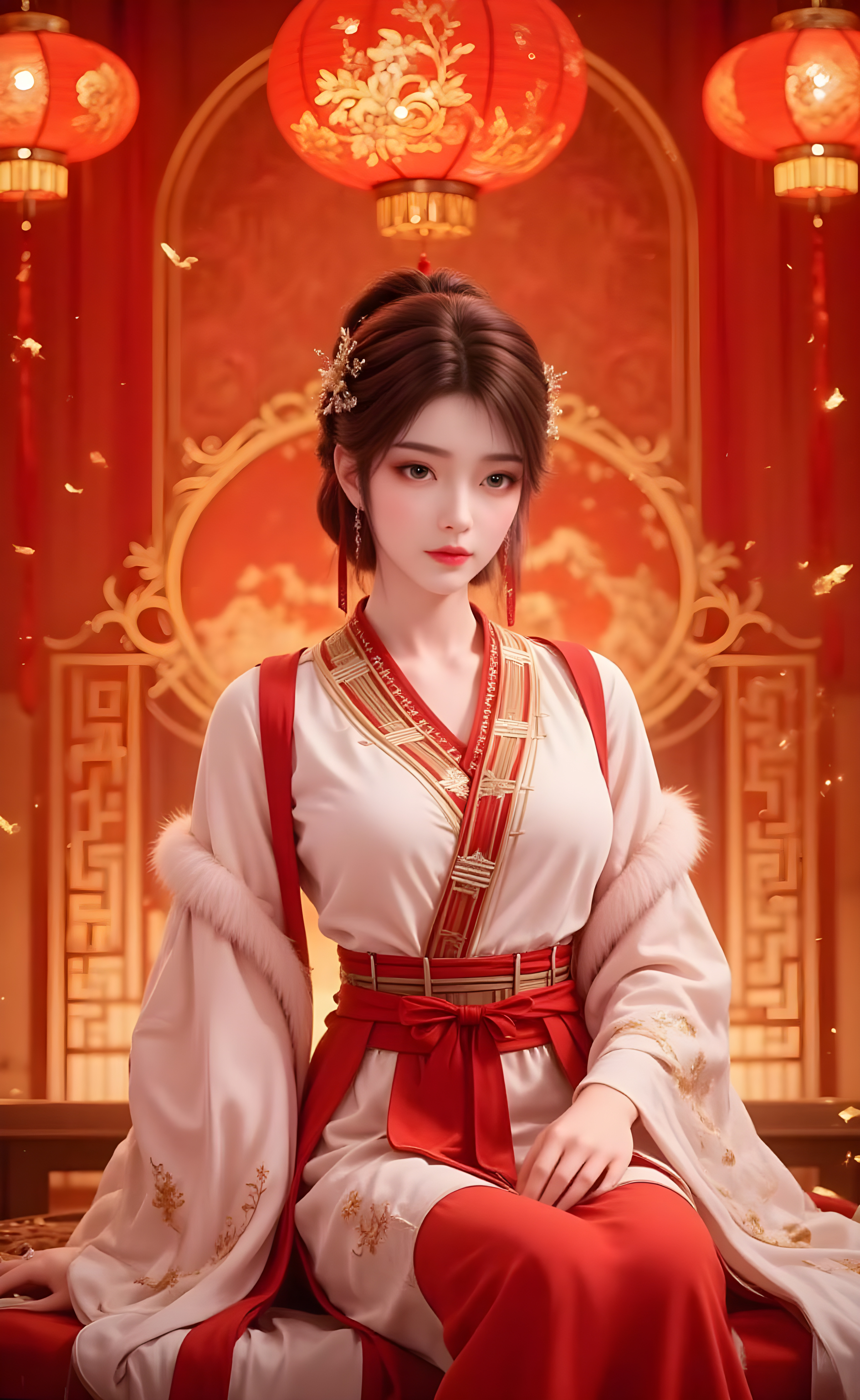 国漫女神｜完美世界火灵儿高清壁纸：灵心如玉，守一生无惧！