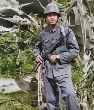 1985年老山前线，齐鲁一等烈士功臣廖广志的珍贵留影，这是他生命中最后的留影。照