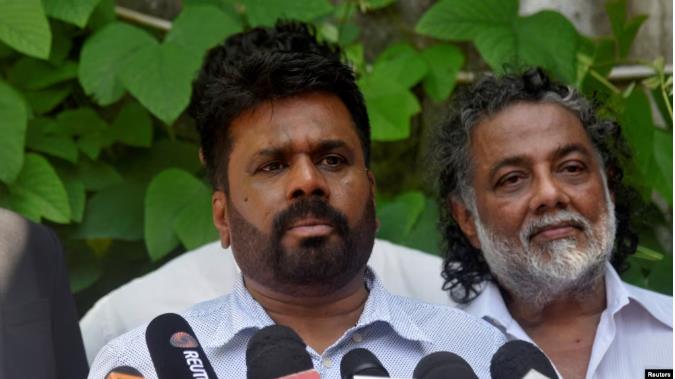 马克思主义倾向的候选人在斯里兰卡总统选举中遥遥领先。

斯里兰卡的马克思主义政治