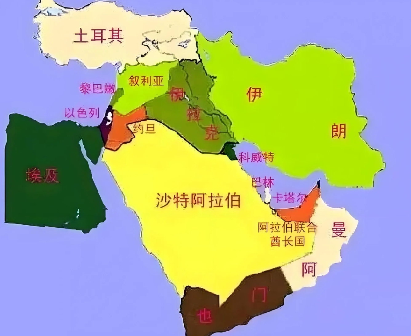 完了完了彻底乱了！
突发消息，叙利亚将引爆第六次中东大战。
  现在中东地区各地