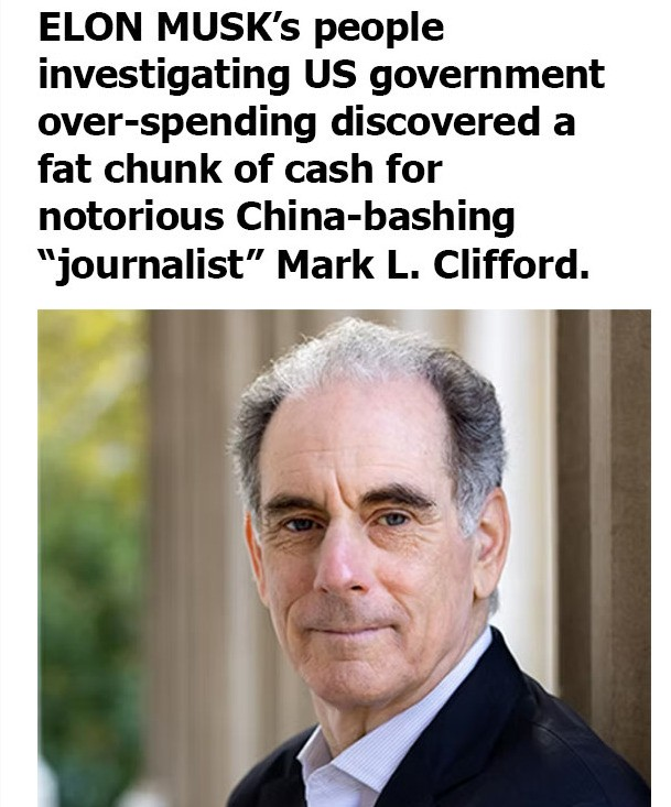 马斯克这次又成了“打假先锋”，揭露了一位靠反华话题从美国公共资金捞了19.2万美元的作者