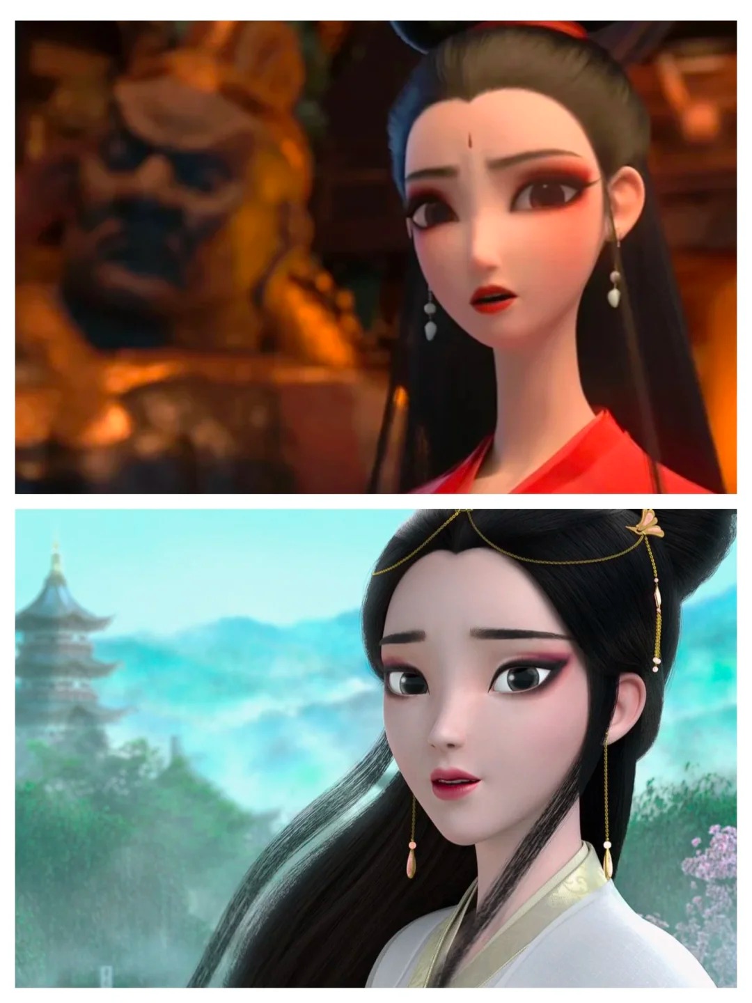 像吗？不像删了。
到底是谁在说小倩像小白的啊（虽然感觉画风真的有点一致，和难不怀