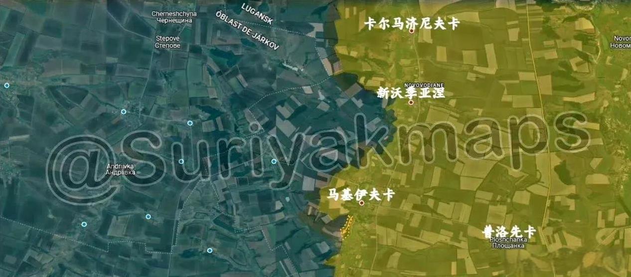亲俄媒体suriyak更新了俄乌局势
1、博罗瓦：俄罗斯军队在马基伊夫卡以南取得