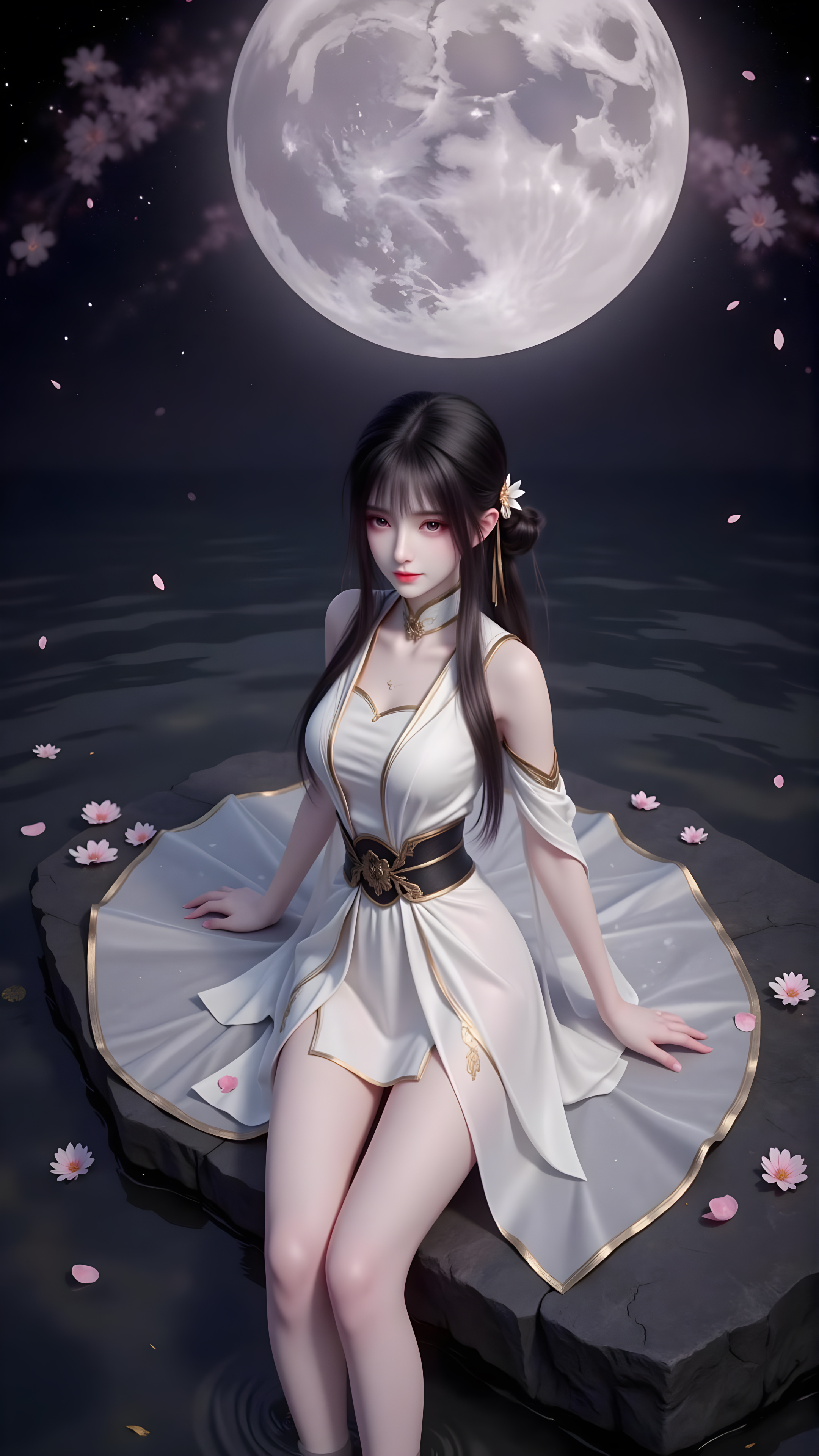 国漫女神丹晨高清壁纸：炼药天才，神秘柔弱，却执着于炼丹！