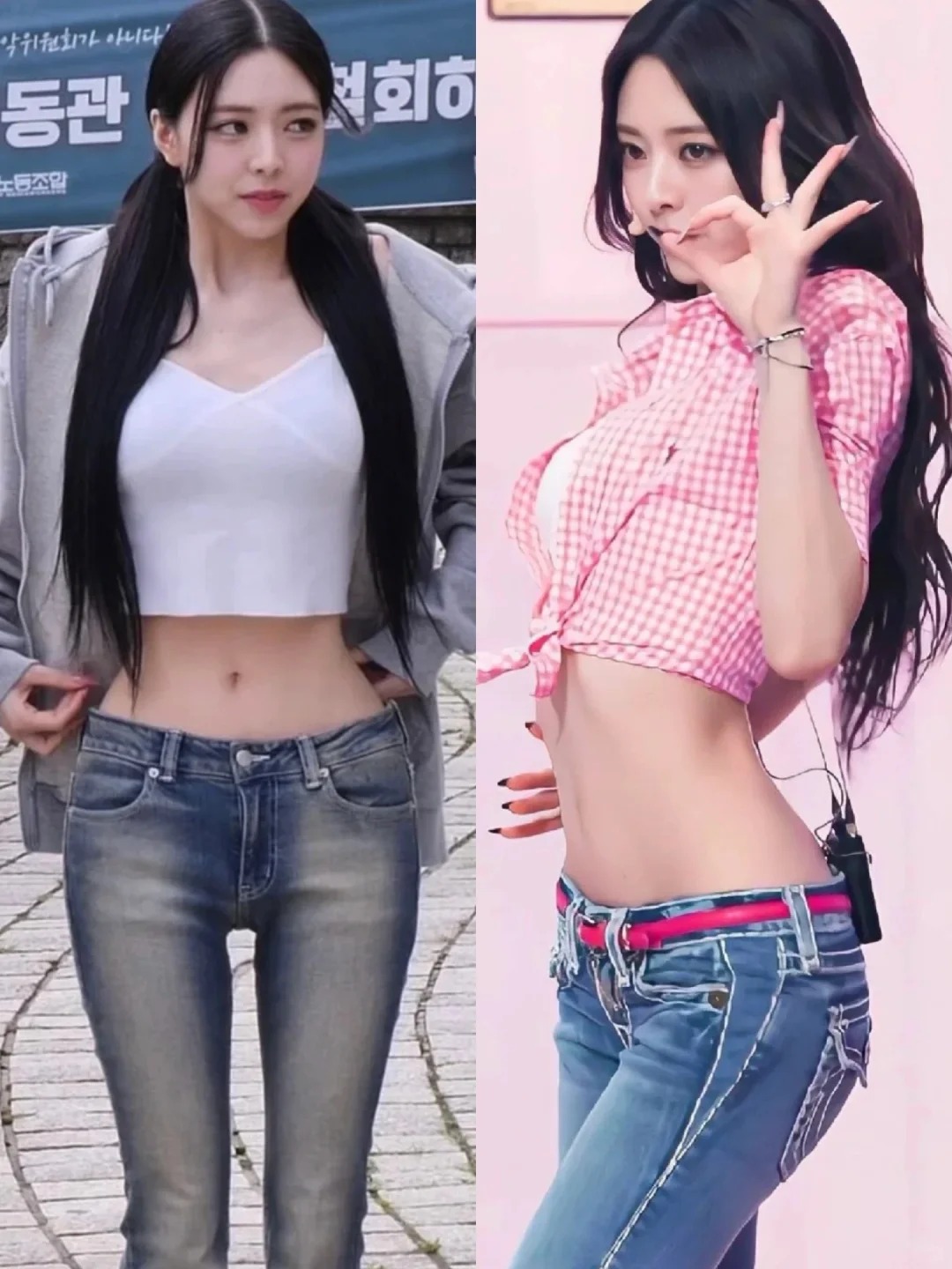 为什么那么不公平.....
我真笑鼠 韩网友辣评：
“这是真的Barbie”、“