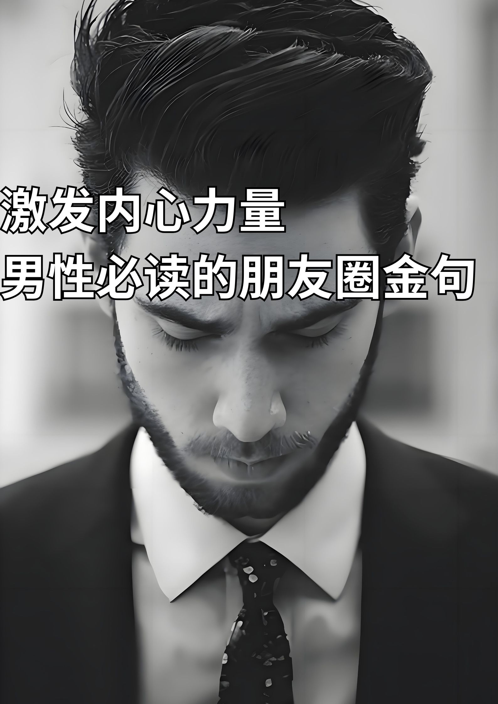 激发内心力量，男性必读的朋友圈文案！