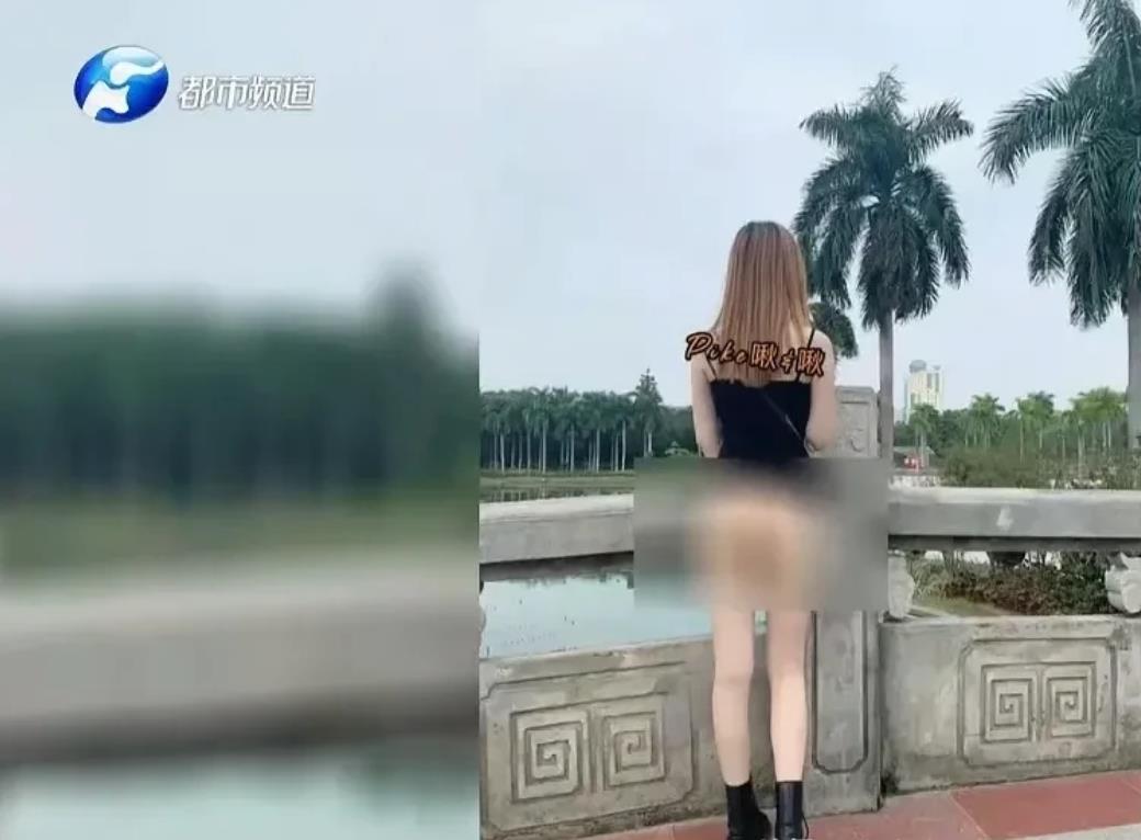 美女下身全裸拍照上传网络

广西一女子在景区全裸下身拍照并上传网络，引发当地市民