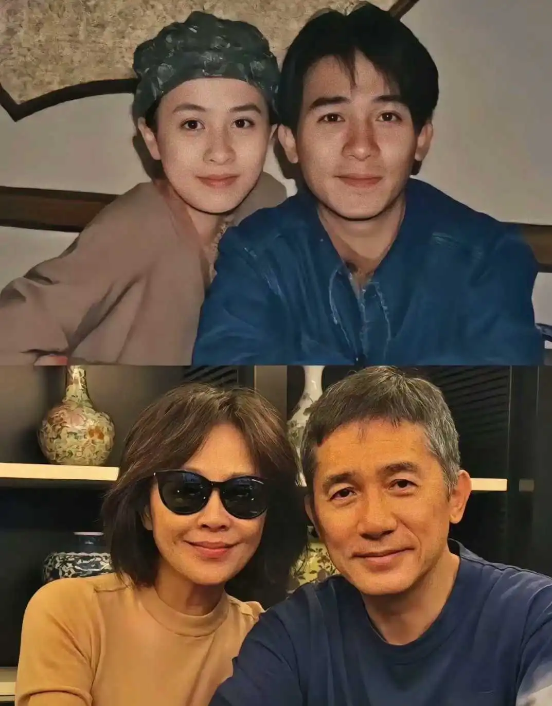这颜值，梁朝伟真没变，一直那么帅