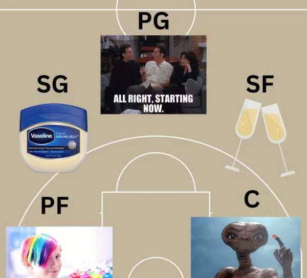 最近有人在线上发起了一个看图猜NBA球队的游戏，有人知道下面是哪两支球队吗？？？