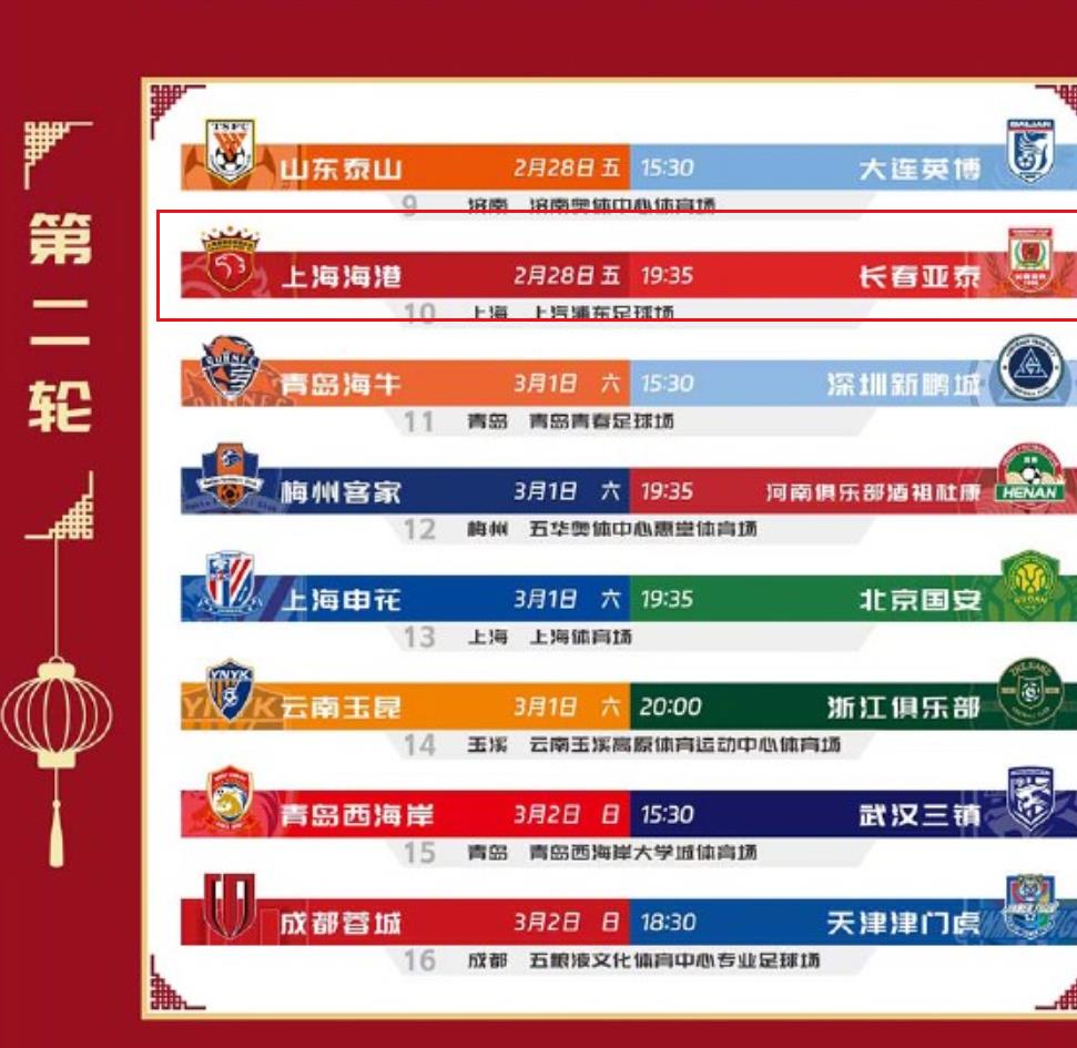 热身赛进10球的海港 还能在中超给深圳或者谢晖长春亚泰上课吗