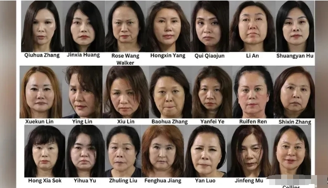 21名华人女子在佛罗里达州警方为期两天的针对按摩院的大规模扫荡中被逮捕，竟然引发