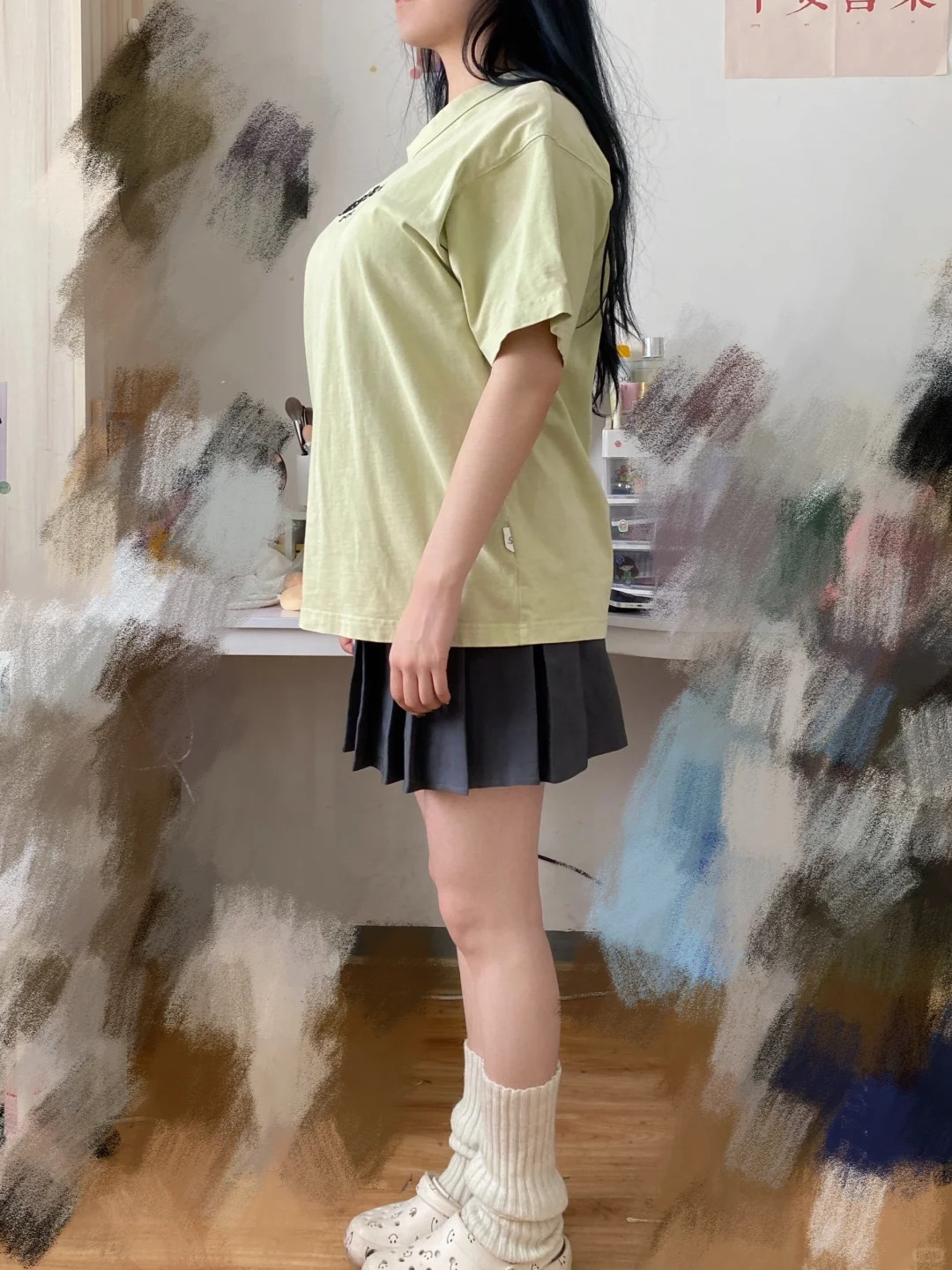 好丑…这种上半身咋穿显瘦啊？
不是说胸部大的女生穿宽松衣服显瘦吗，我穿上咋感觉更