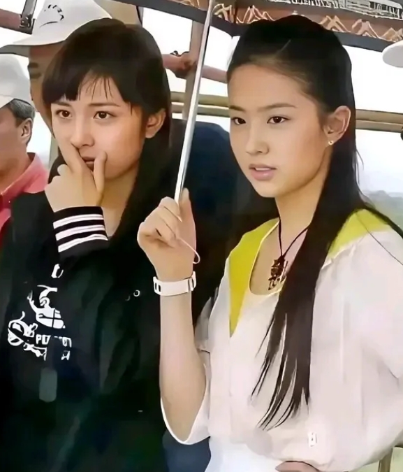 那时候杨幂刘亦菲，虽然还没有什么名人的光环，但是已经开始闪闪发光，熠熠生辉。刘亦