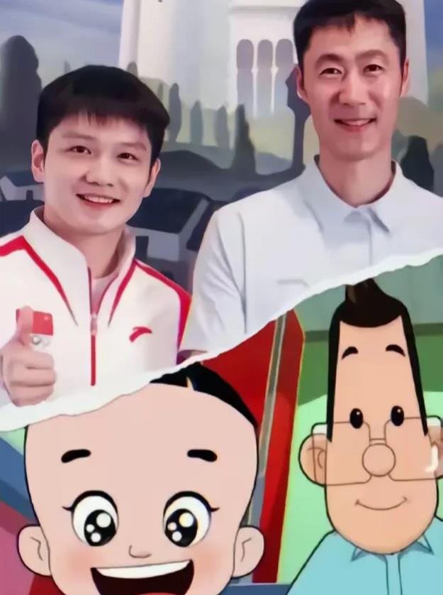 樊振东的笑容和合照的人有关，你看看刘国梁和王励勤区别

1，刘国梁：小胖拘谨不自