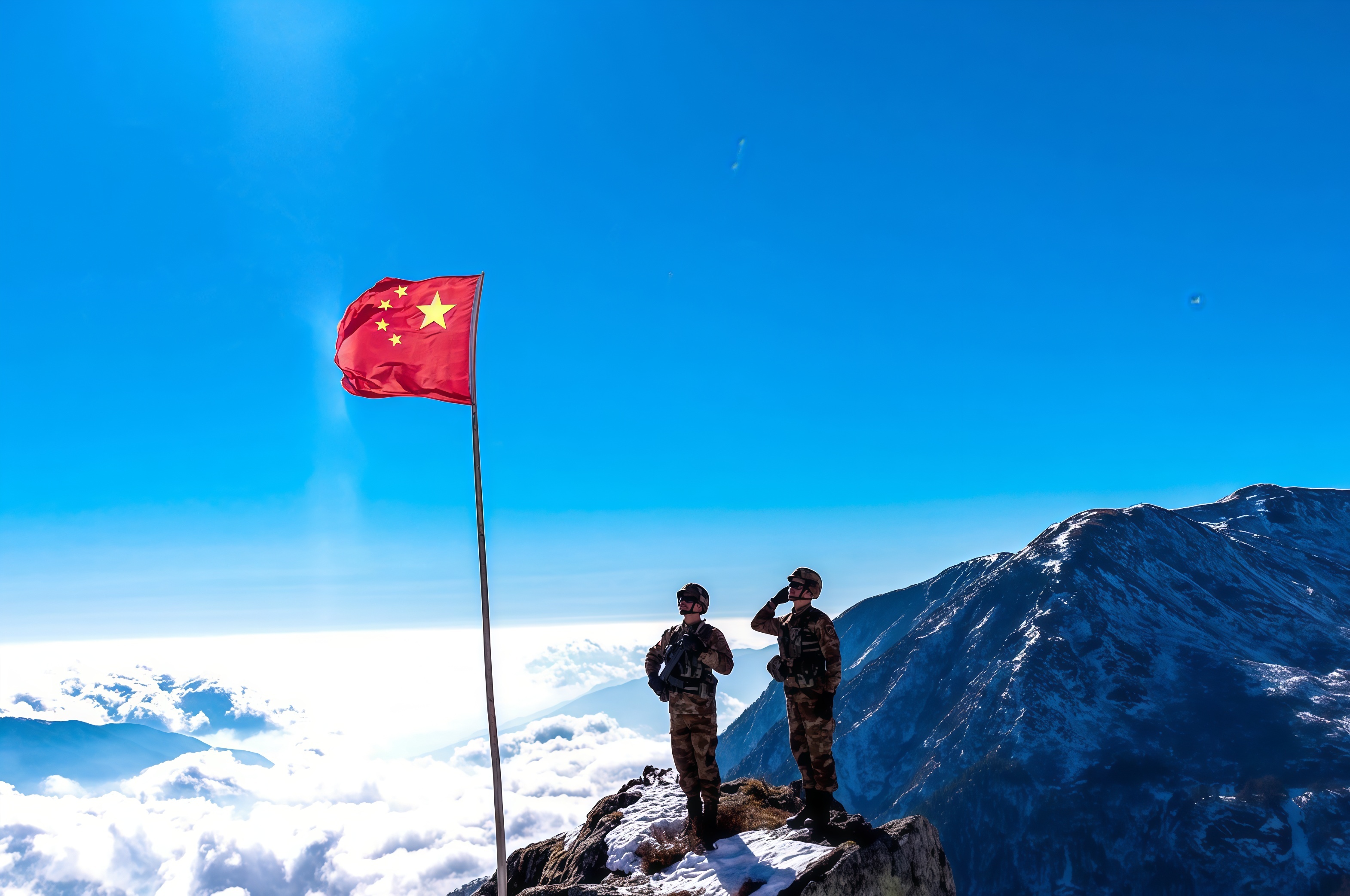 军人守护的祖国山河有多美?这组照片告诉你。大好河山，寸土不让既是警言，也是情诗。