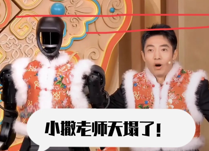 央视元宵晚会的机器人，
我发现了一个令人扎心的真相！
那就是，这个机器人居然比撒