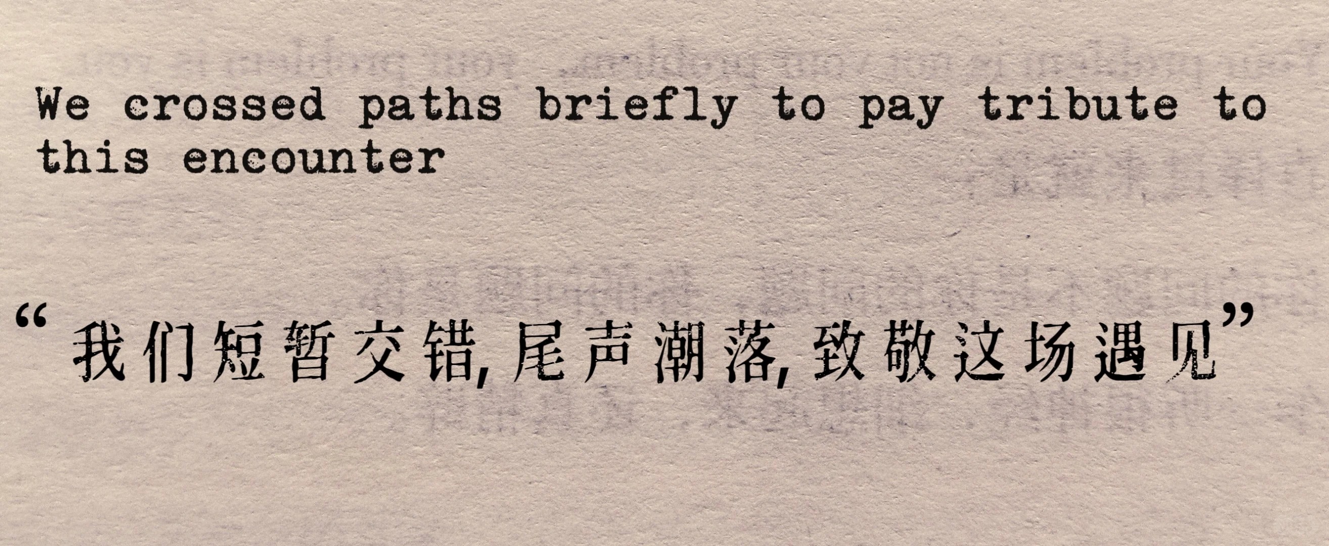 突然喜欢的一句话