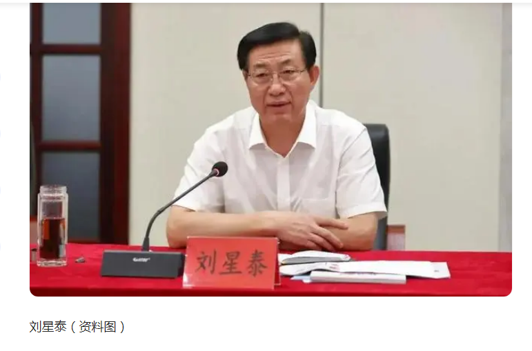 中纪委消息，刘星泰被双开