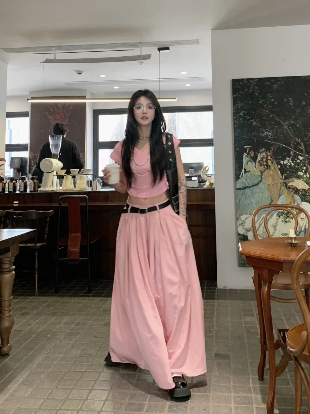 啊啊！粉色来了ʚ₍ᐢ›̥༝‹̥ᐢ₎ɞ!!!!! 🎀
呼声最高的这一身出了春日粉