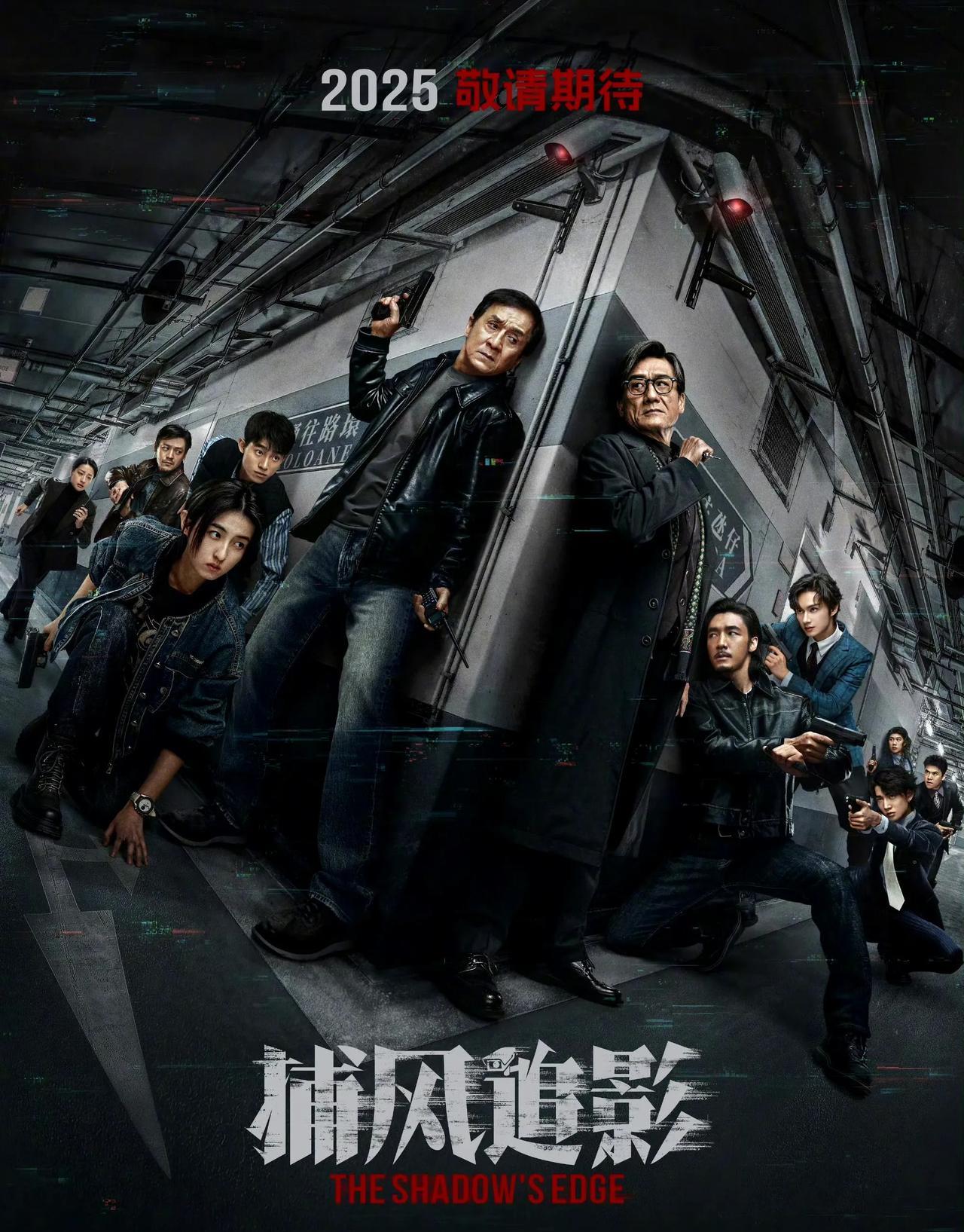 犯罪动作电影《捕风追影》杀青公布全阵容，影片由导演杨子编剧并执导，将于2025年