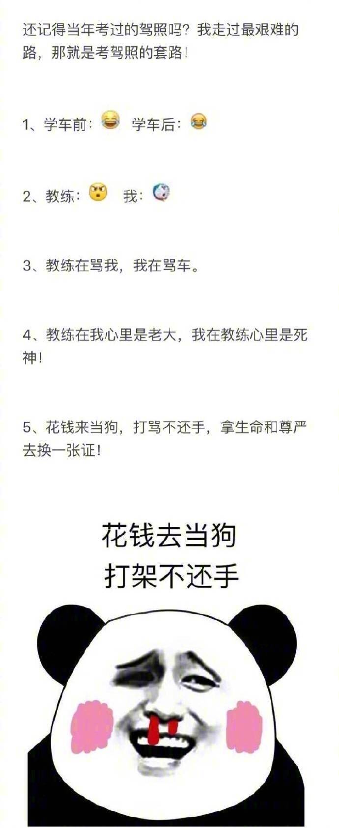 考驾照是一种怎样的体验