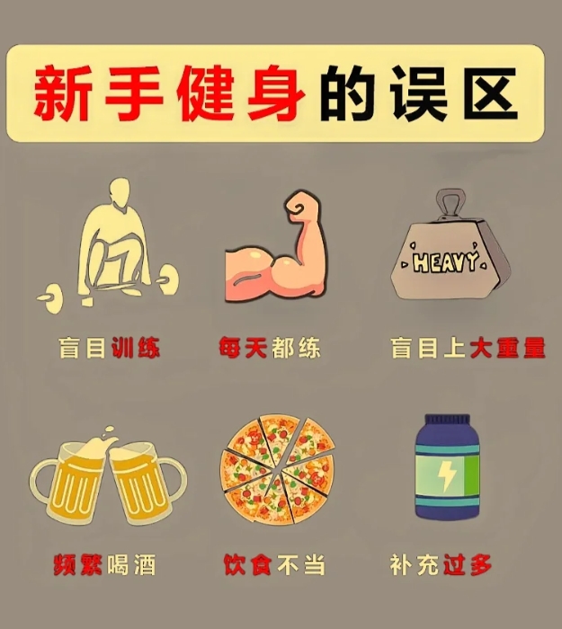 新手健身的误区