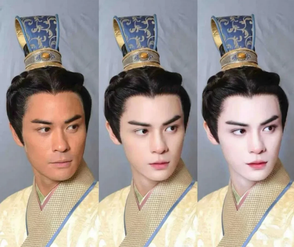 以前的电视剧VS现在的电视剧：以前男主角化点淡妆或者直接素颜拍，角色们五官立体，