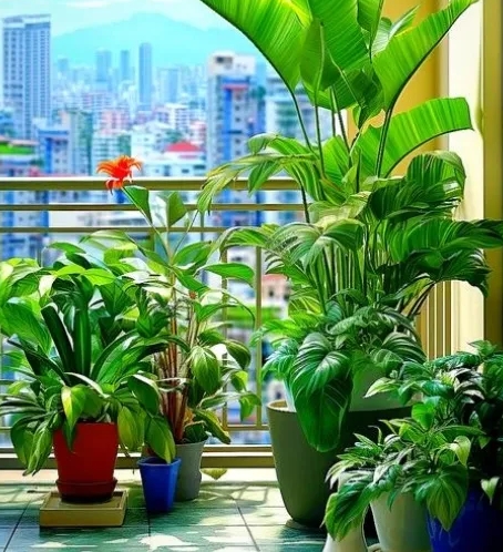 女邻居要回老家过年，拜托我隔三天去她家里一次，给阳台上的绿叶盆栽浇一次水。我觉得