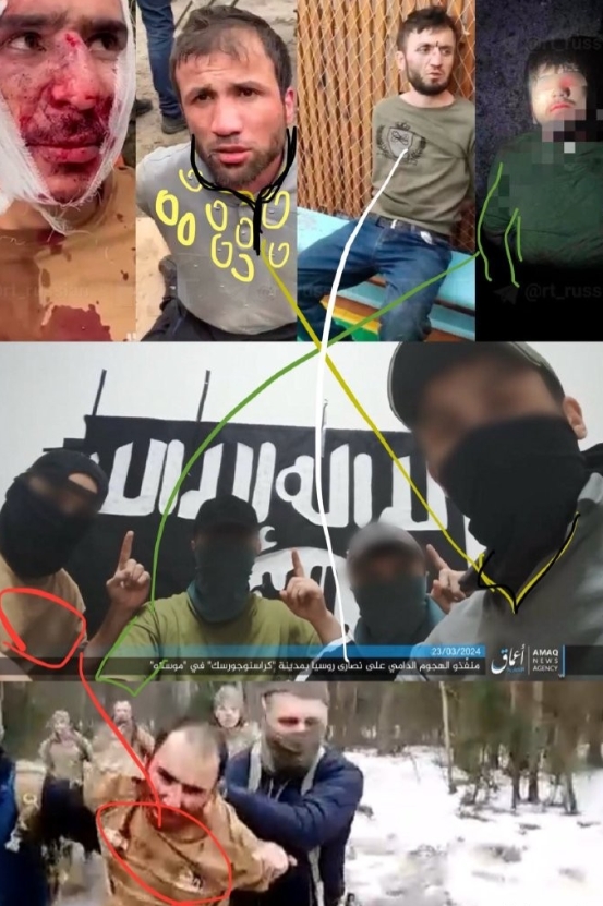 真是笑死人了，ISIS疯狂的证明，这4名恐怖分子是自己人！

还发了照片上来，结