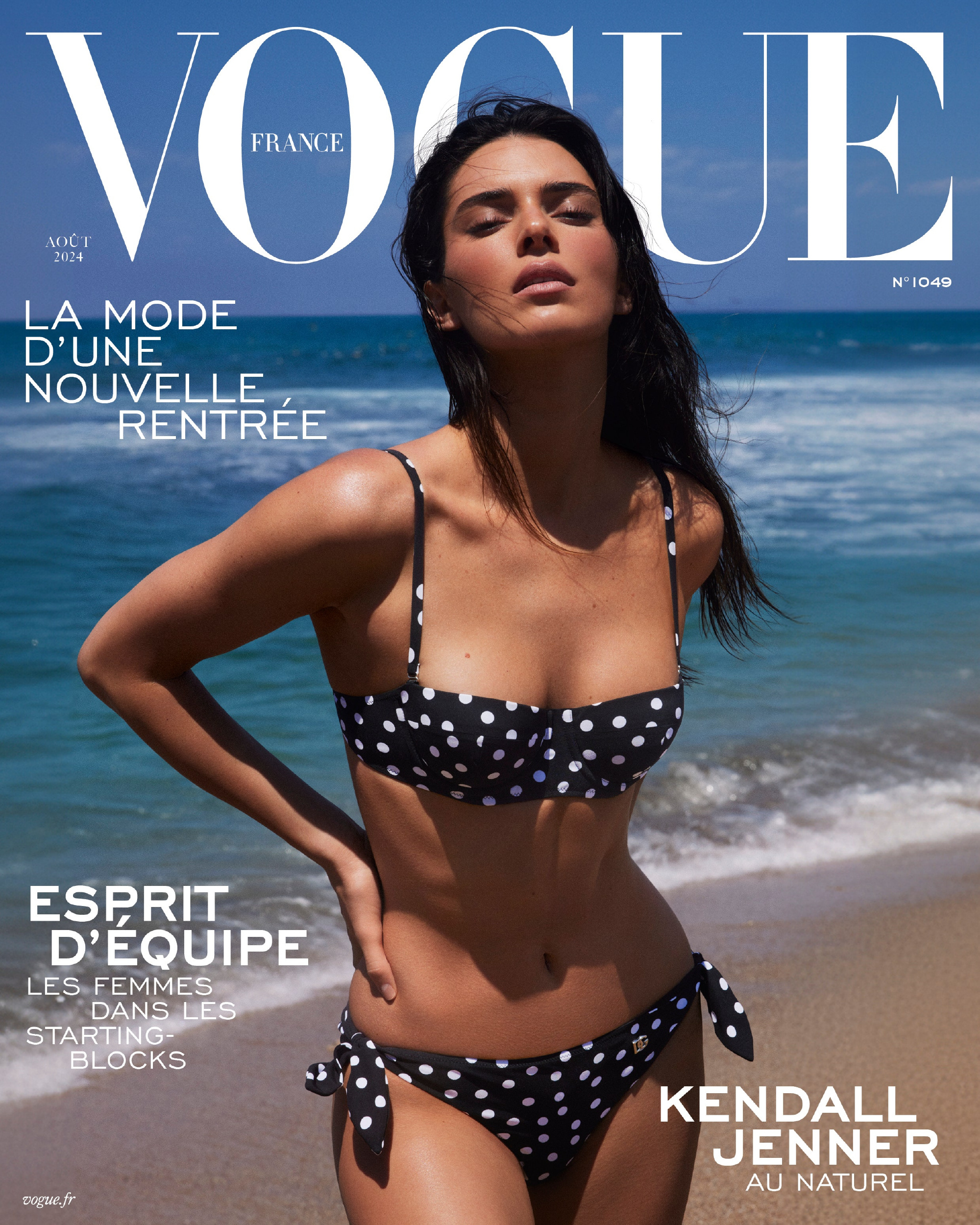 “肯豆”肯达尔·詹娜（Kendall Jenner）为《VOGUE》8月刊拍摄封