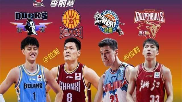 CBA季前赛10项统计：北京防守排第1，新疆篮板第1，浙江三分球第1