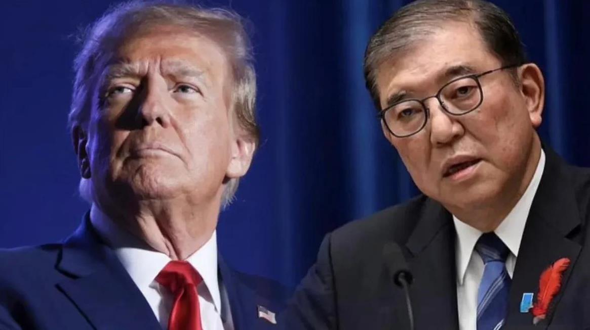 突发消息！美国总统特朗普在白宫会晤日本首相石破茂时明确表示，美国和日本之间存在高