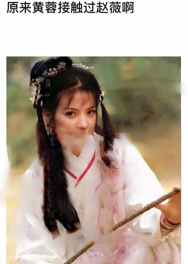 这是赵薇当年的黄蓉试妆照，只不过她选择了还珠格格，她本是金庸心中黄蓉的最佳人选，