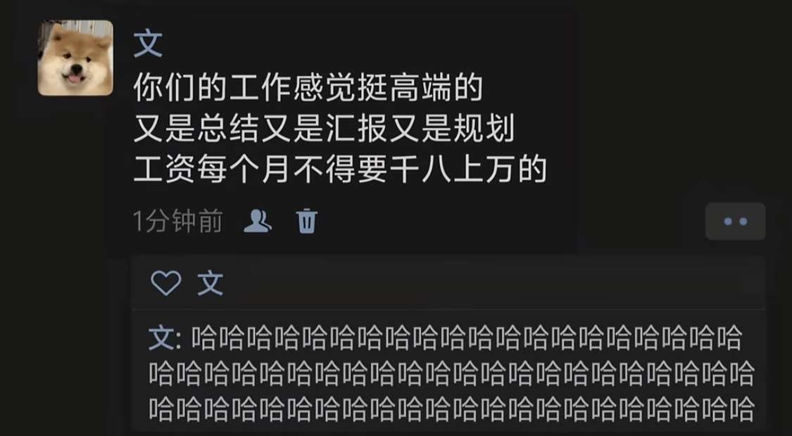 你们的工作感觉挺高端的
