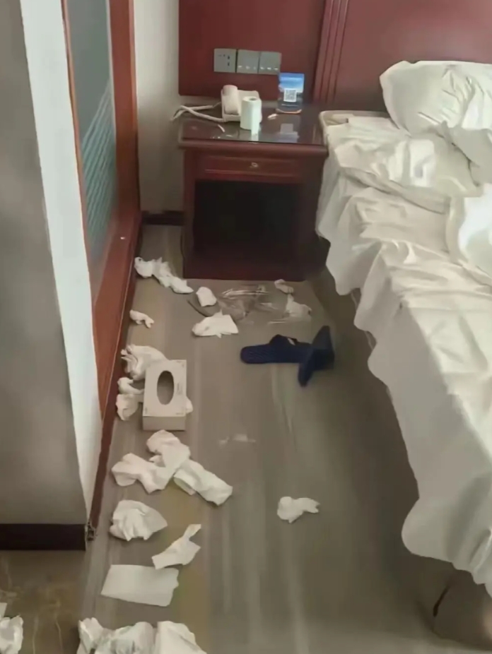 酒店钟点房，是不是大多数都是这个样子？这也太为难保洁阿姨了