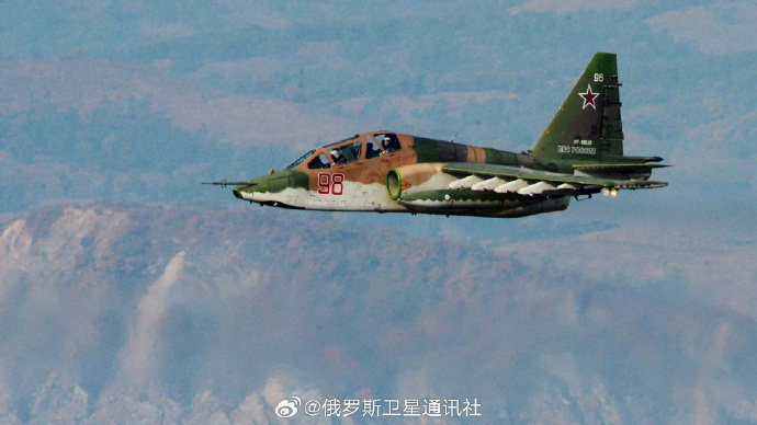 俄方苏-25机队消灭库尔斯克州乌军