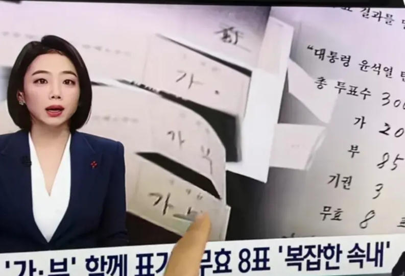 在投票弹劾尹锡悦的时候，有8名韩国议员耍小聪明。
当时投票的结果是赞成204票，