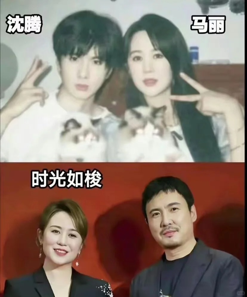 沈马组合，天哪年轻的时候好帅又漂亮