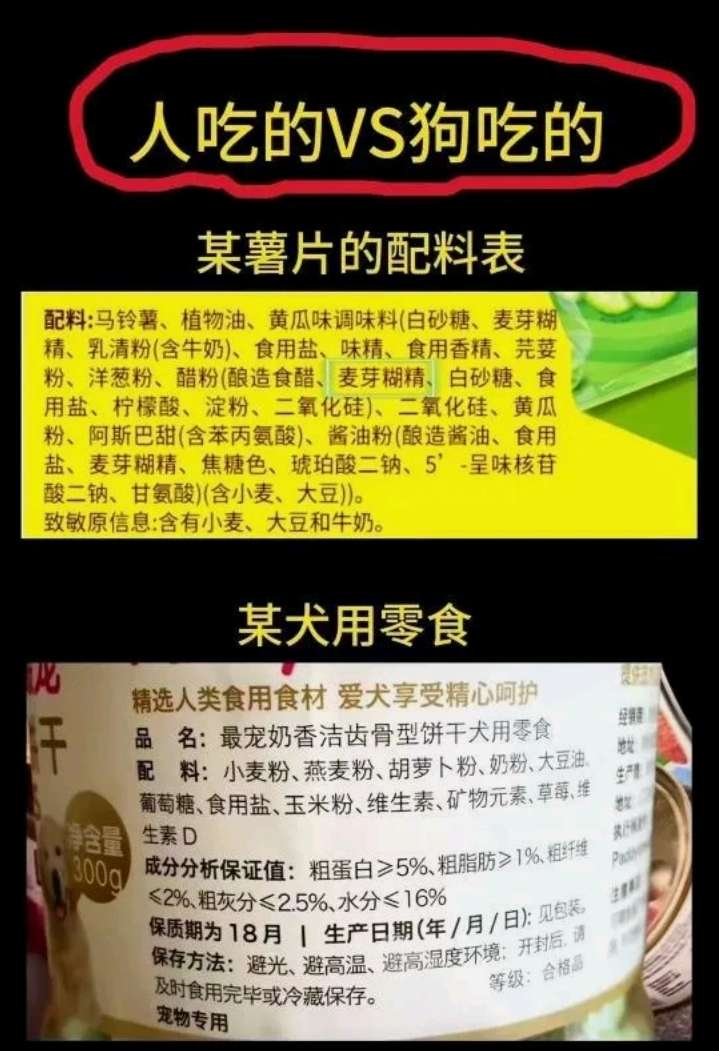 哪个配料表更干净