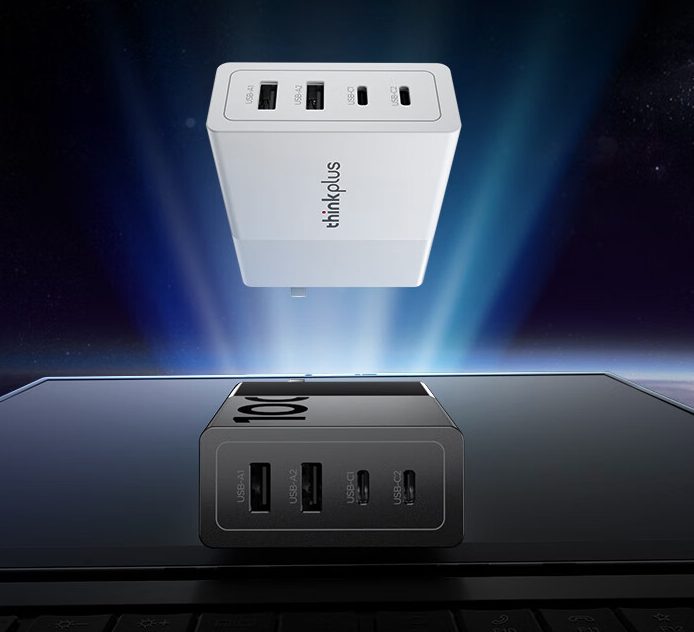 联想 ThinkPlus 光影系列 100W 充电头 9 月 3 日开售：2C+